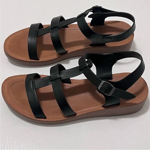 Women's Black Sandals - Picture 4 of 6